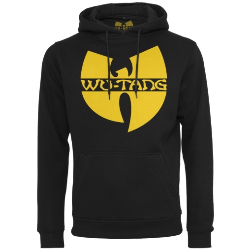 fekete wu-wear kapucnis pulover wu-tang logoval