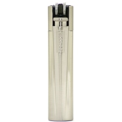 clipper metal öngyújtó matte silver 03