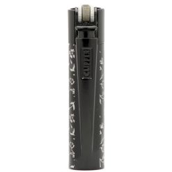 clipper metal micro flower pattern black ongyujto 03