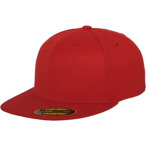 flexfit 210 fitted red fullcap sapka 01