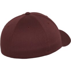 flexfit wooly combed maroon fullcap sapka 04