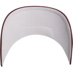 flexfit wooly combed maroon fullcap sapka 05