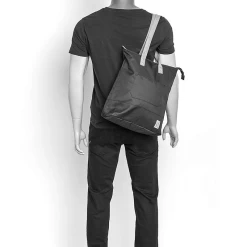 pack society shopper vásárlótáska black recycled 02