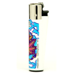 clipper leaf explosion öngyújtó pink 02