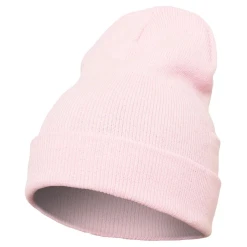 flexfit heavyweight long kötött sapka baby pink