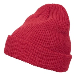 flexfit long knit kötött sapka red 01