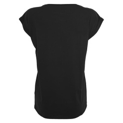 merchcode korn cracked glass ujjatlan női póló black 02