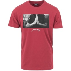 mister tee pray rövid ujjú póló ruby 01