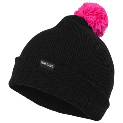 urban classics neon contrast kötött sapka black pink