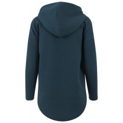 urban classics quilt oversize hoody női kapucnis pulóver petrol 04
