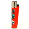 clipper heavy skulls öngyújtó orange 02