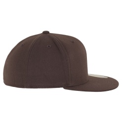 flexfit 210 fitted fullcap sapka brown 06