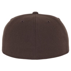 flexfit 210 fitted fullcap sapka brown 04