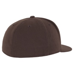 flexfit 210 fitted fullcap sapka brown 05