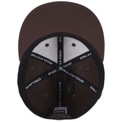 flexfit 210 fitted fullcap sapka brown 07