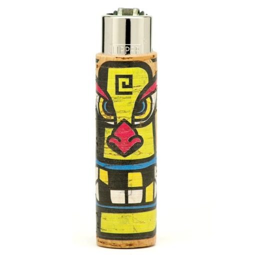 clipper pop cover mask öngyújtó yellow 01