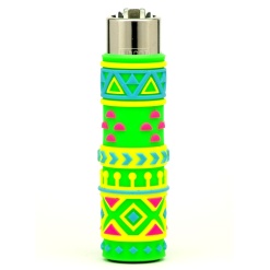 clipper pop cover tribal 6 öngyújtó lime 01