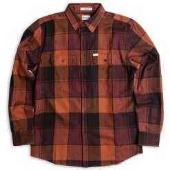 Matix Betters hosszú ujjú flanel ing (burnt orange)