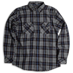 Matix Cassius hosszú ujjú flanel ing (black)