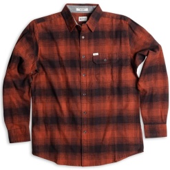 Matix Sleepy hosszú ujjú flanel ing (rust)