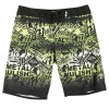 Metal Mulisha Detonate boardshort (black/yellow)
