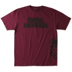 Metal Mulisha OG Chevron rövid ujjú póló (burgundy)