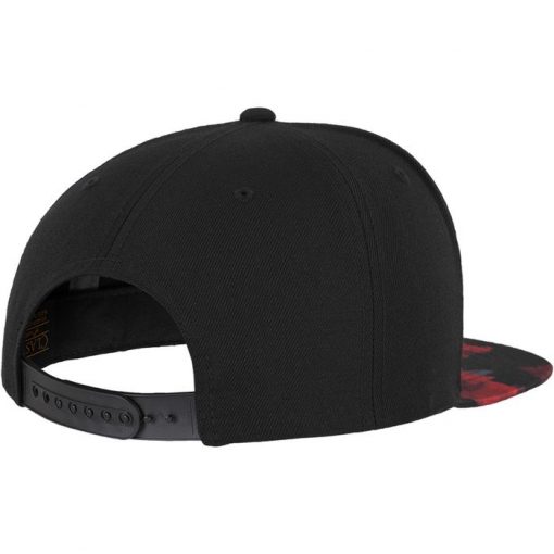 Flexfit Classic roses snapback sapka (black/red) - Image 2