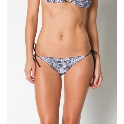 Metal Mulisha Layla Shirred Skimpy bikini alsó (white)